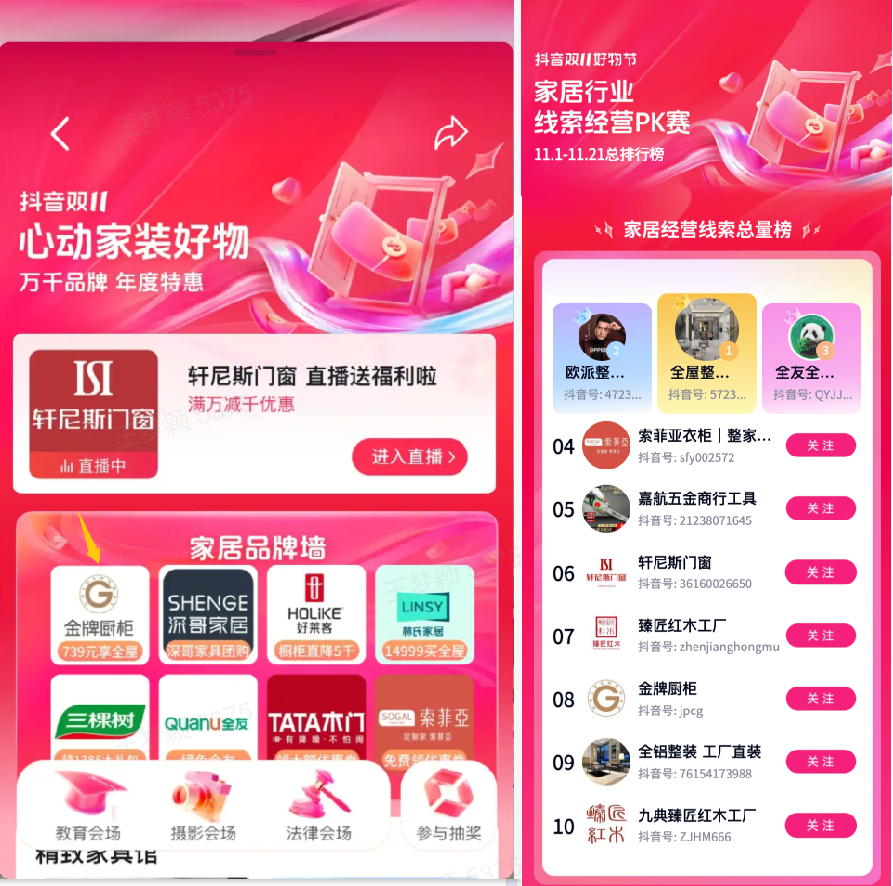 抖音家装赛道竞争激烈，金牌厨柜如何做到单月留资破万？