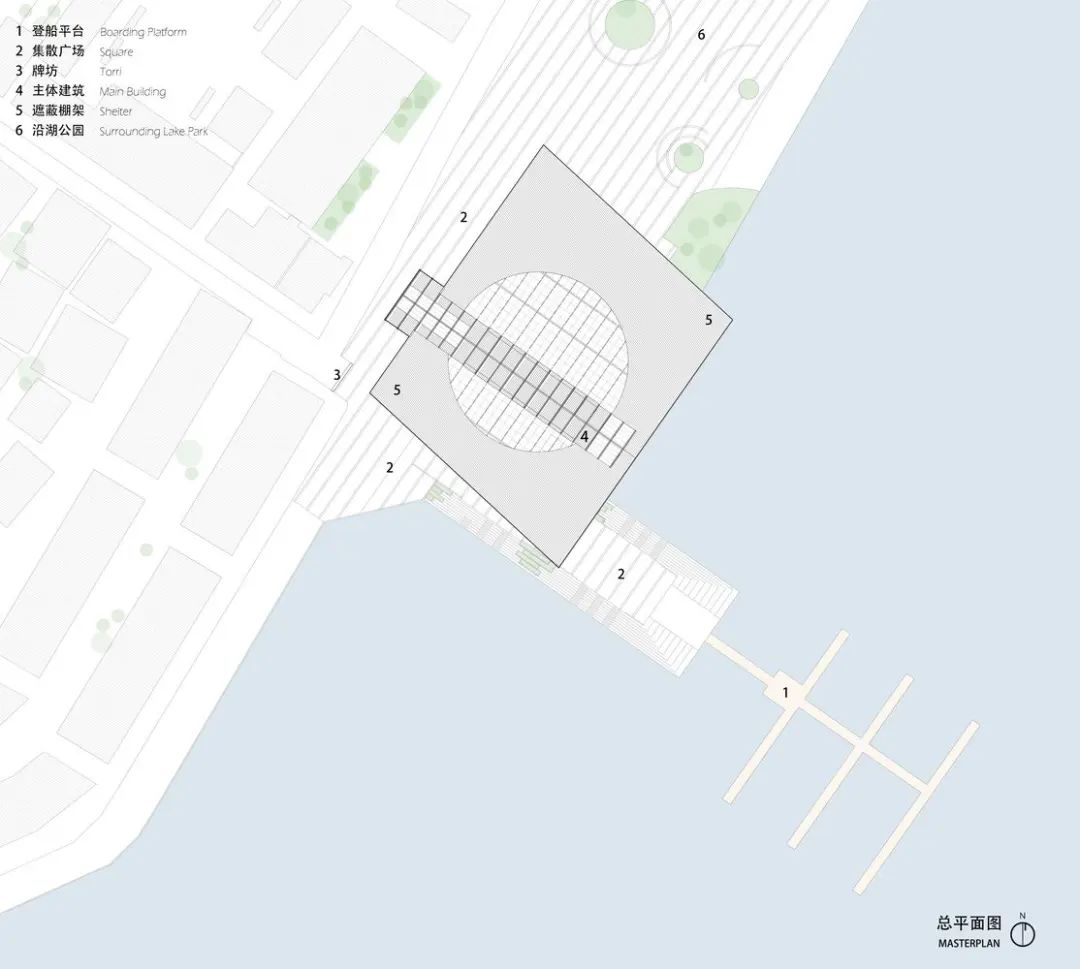 市政公共建筑设计：湖北鄂州·梁子岛离岛码头