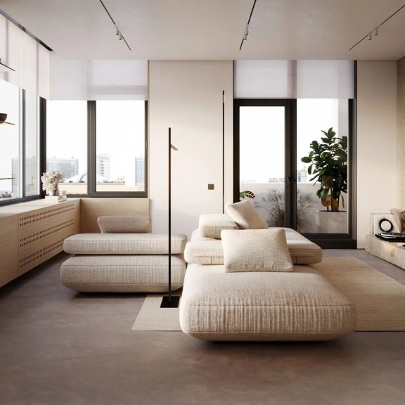 105㎡低调原木风设计，越质朴越高级