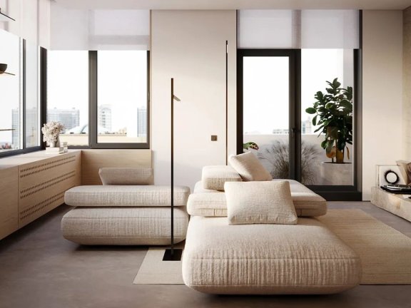 105㎡低调原木风设计,越质朴越高级