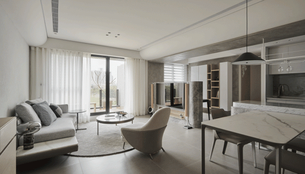 看86㎡佛系装修，没有多余家具